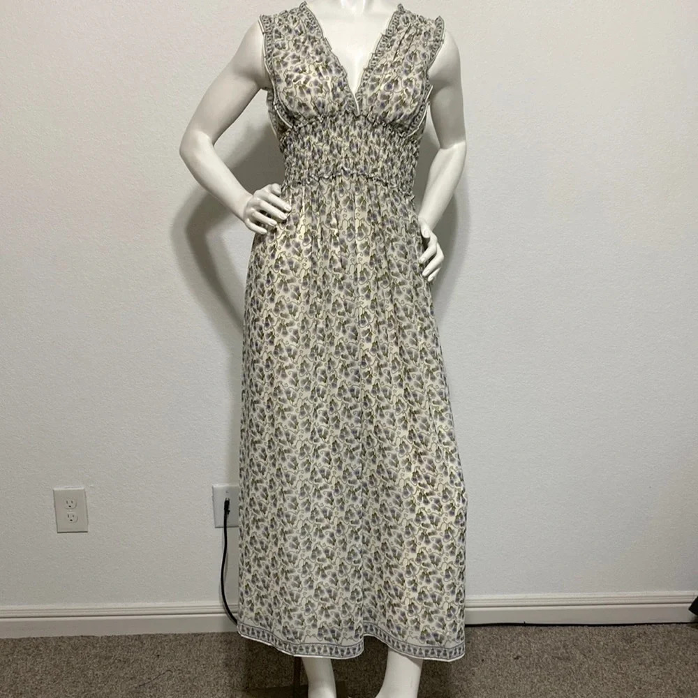 Max Studio NWT Smocked Waist Maxi Dress